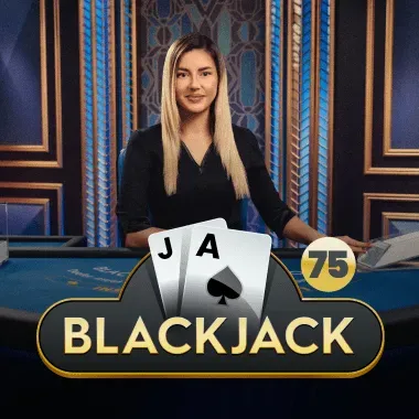 Blackjack 75 - Azure game tile