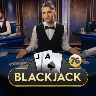 Blackjack 76 - Azure game tile