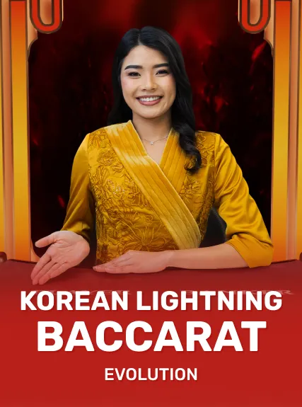 Korean Lightning Baccarat game tile