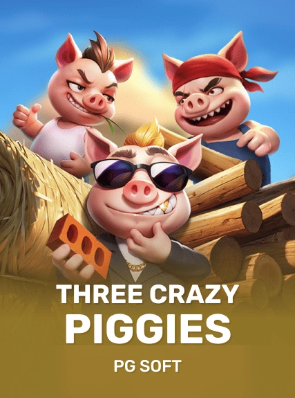 Three Crazy Piggies game tile