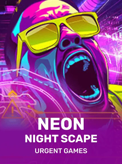 Neon Night Scape game tile