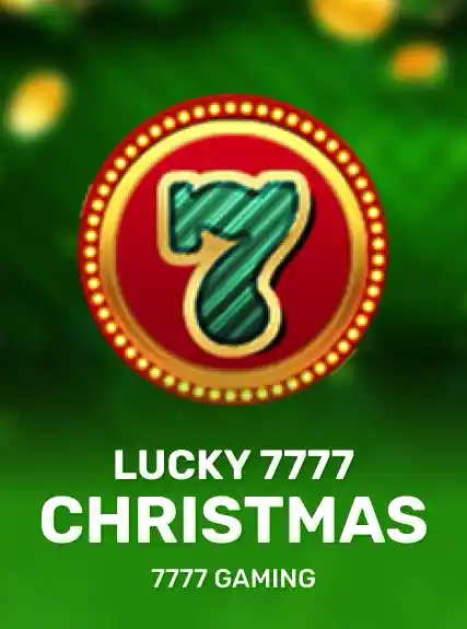 Lucky 7777 Christmas game tile