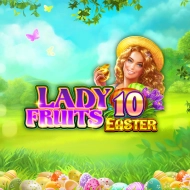 Lady Fruits 10 Easter game tile