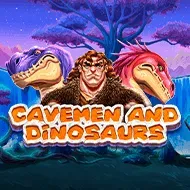 Cavemen and Dinosaurs game tile