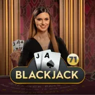 Blackjack 71 game tile
