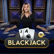 Blackjack 91 game tile