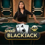 Speed Blackjack 40 game tile