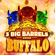 3 Big Barrels Buffalo game tile