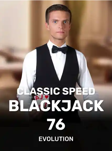 Classic Speed Blackjack 76 game tile
