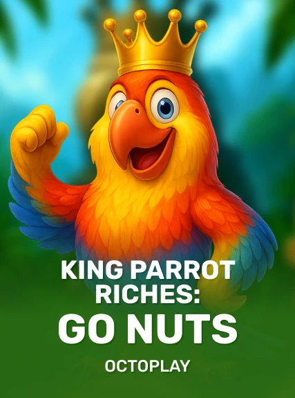 King Parrot Riches: Go Nuts game tile