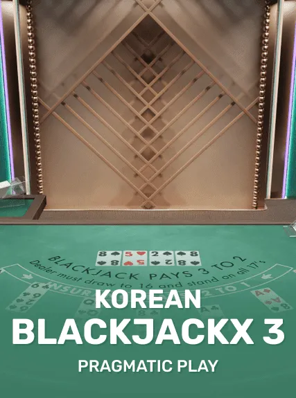 Korean BlackjackX 3 game tile