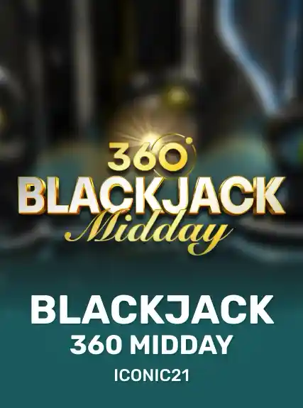 Blackjack 360 Midday game tile