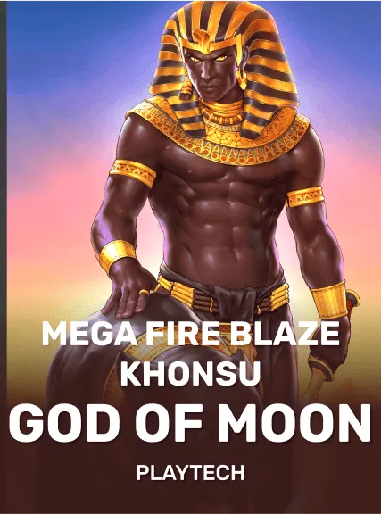 Mega Fire Blaze Khonsu God of Moon game tile