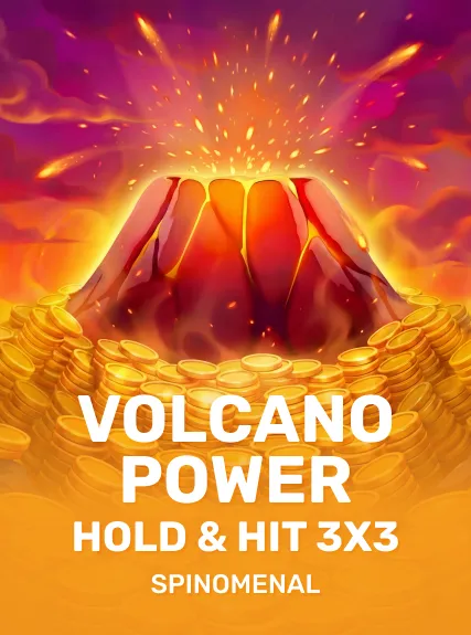 Volcano Power - Hold & Hit 3x3 game tile