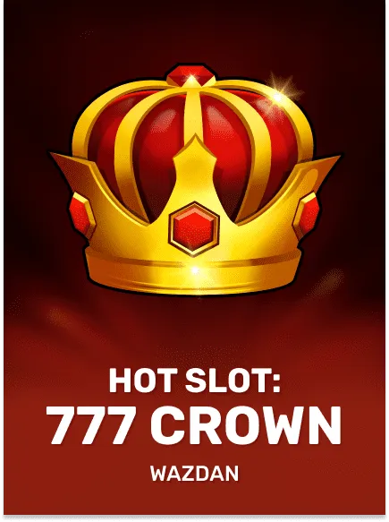 Hot Slot: 777 Crown game tile