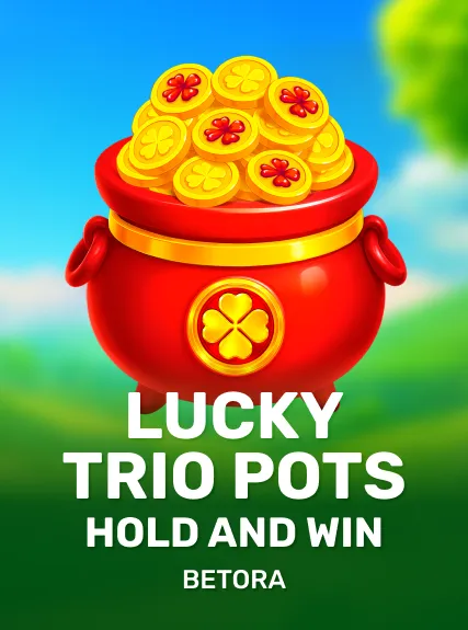 Lucky Trio Pots Hold and Win game tile