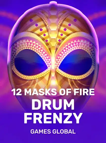 12 Masks of Fire Drum Frenzy game tile