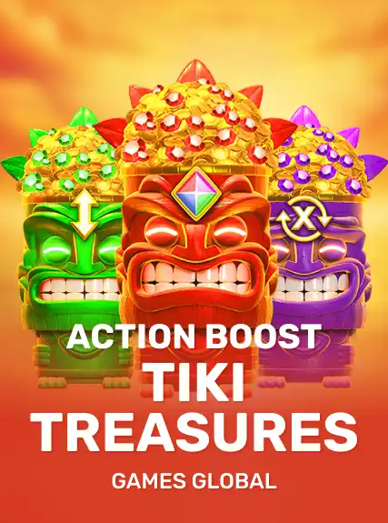 Action Boost Tiki Treasures game tile