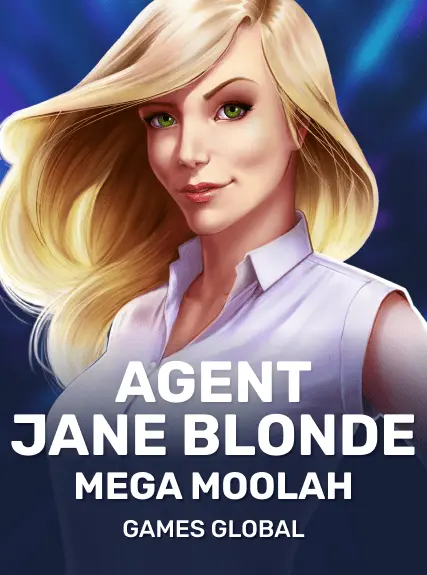 Agent Jane Blonde Mega Moolah game tile
