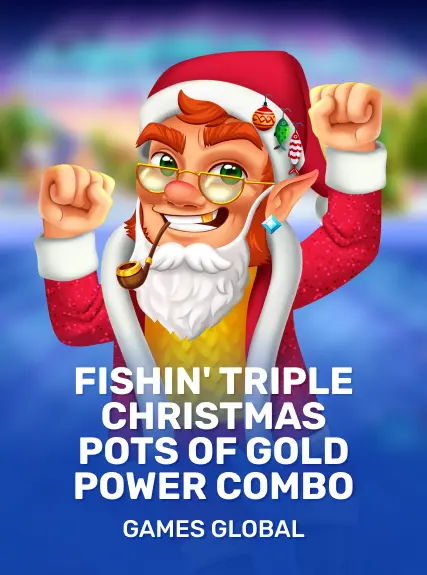 Fishin' Triple Christmas Pots of Gold POWER COMBO game tile