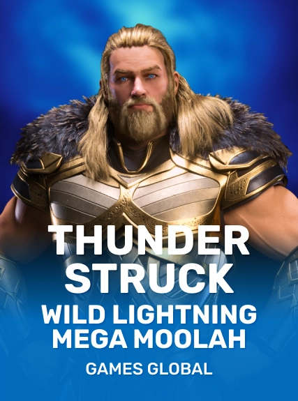 Thunderstruck Wild Lightning Mega Moolah game tile