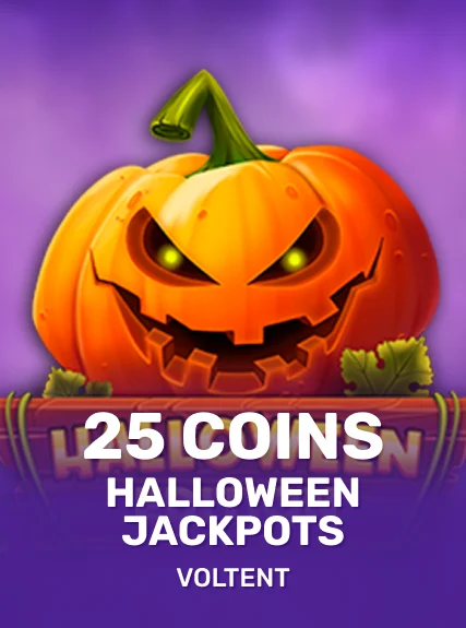 25 Coins Halloween Jackpots game tile