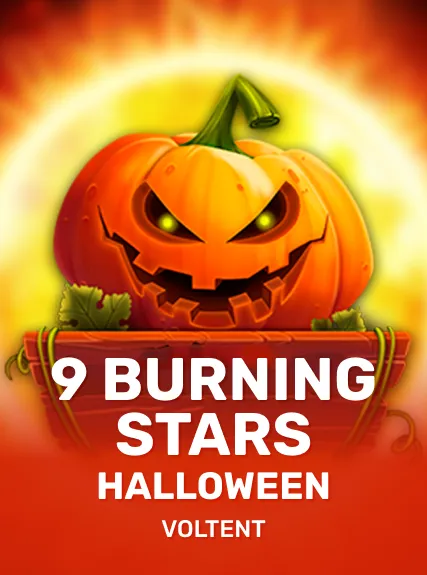 9 Burning Stars Halloween game tile