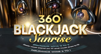 Blackjack 360 Sunrise game tile