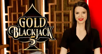 Gold Blackjack 5 game tile