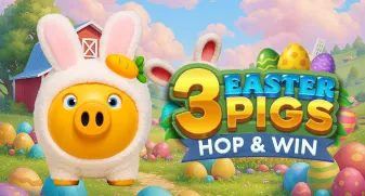 3 Easter Pigs - Hop and Win game tile