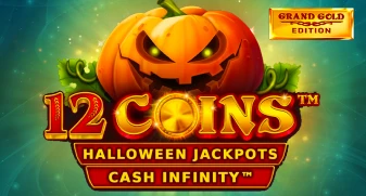 12 Coins Grand Gold Edition Halloween Jackpots game tile