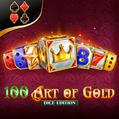 100 Art of Gold Dice Edition game tile