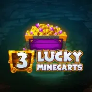 3 Lucky Minecarts Hold and Win game tile