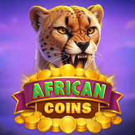 African Coins Hold and Spin game tile