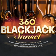 Blackjack 360 Sunset game tile