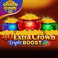 40 Extra Crown Triple Boost Golden Coins Link game tile
