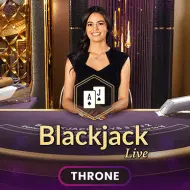 Blackjack Throne game tile