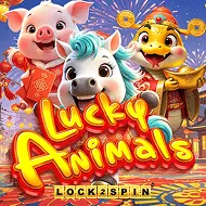 Lucky Animals Lock 2 Spin game tile