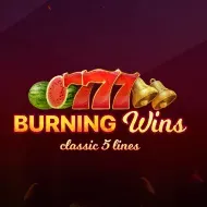 Burning Wins: classic 5 lines game tile