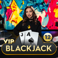 VIP Blackjack 12 game tile