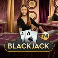 Blackjack 74 game tile
