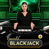 Emerald Blackjack 2 game tile
