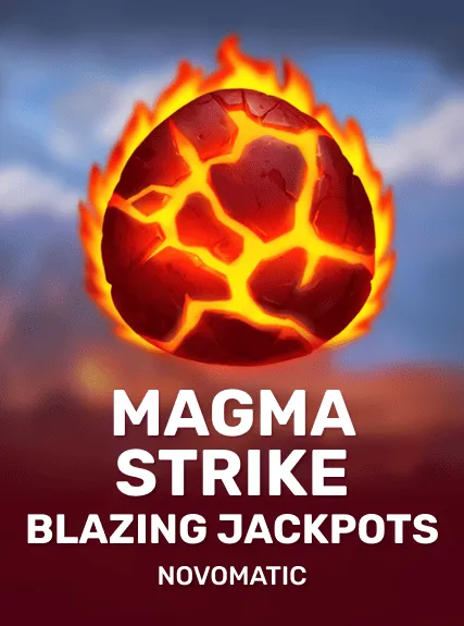 Magma Strike Blazing Jackpots game tile