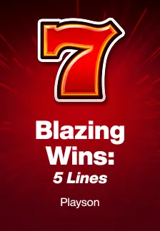 Blazing Wins: 5 lines