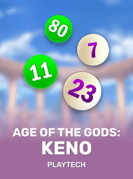 Age of the Gods: Keno game tile