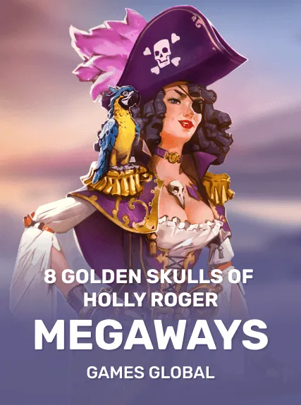 8 Golden Skulls of the Holly Roger game tile