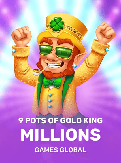 9 Pots of Gold King Millions game tile