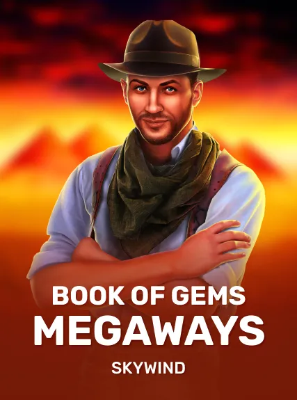 Book of Gems Megaways game tile