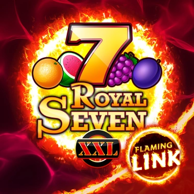 Royal Seven XXL Flaming Link game tile