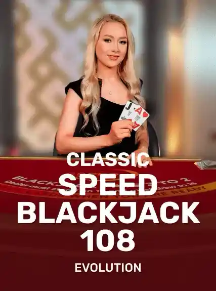 Classic Speed Blackjack 108 game tile
